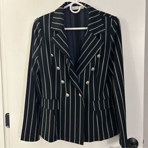 Pinstripe Blazer